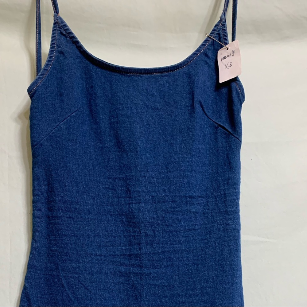 New * denim miniskirt